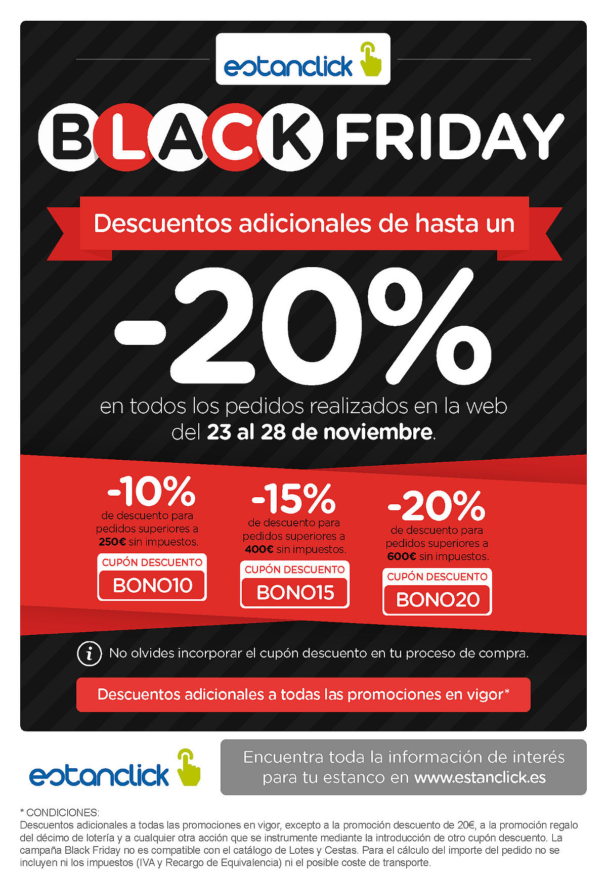 El Black Friday llega al estanco